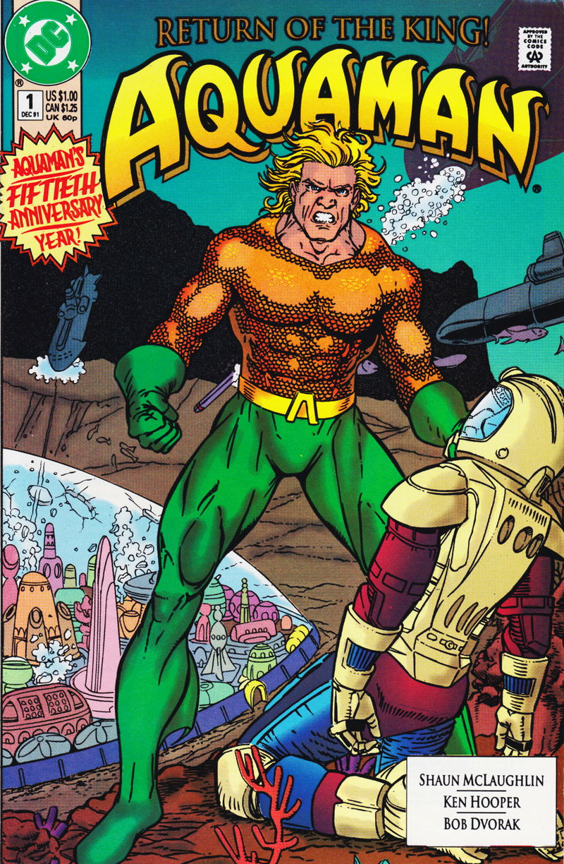 Aquaman (DC, 1991 series) #1 (December 1991)