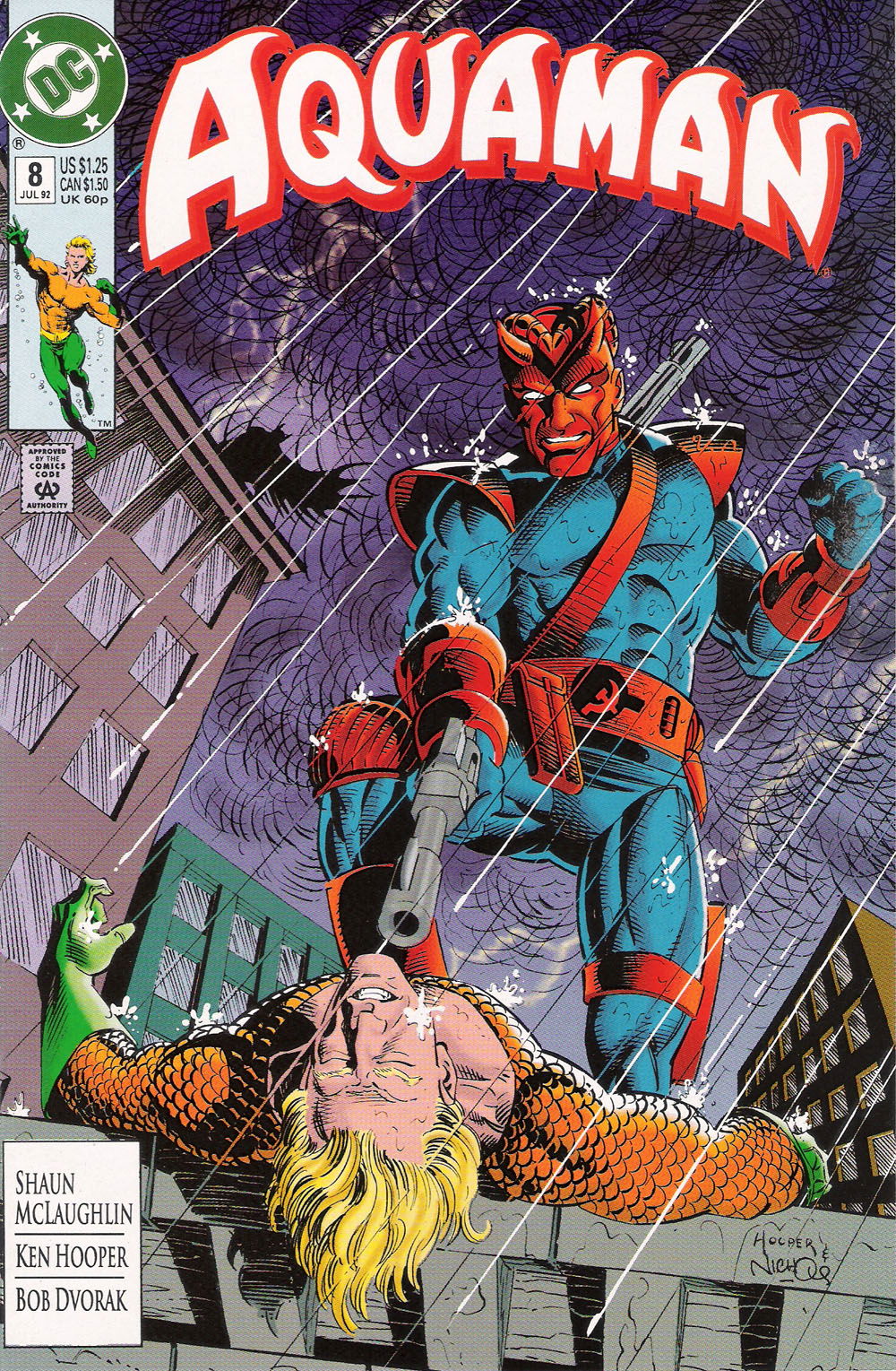 Aquaman (DC, 1991 series) #8 (July 1992)