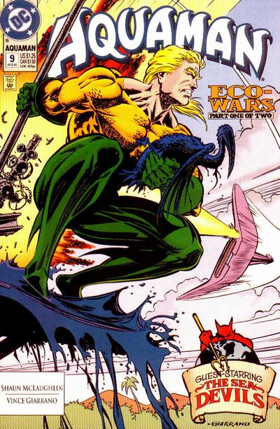 Aquaman (DC, 1991 series) #9 (August 1992)