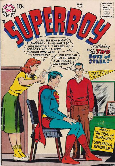 Superboy (DC, 1949 series) #63 (March 1958)