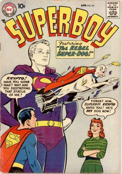 Superboy (DC, 1949 series) #64 (April 1958)