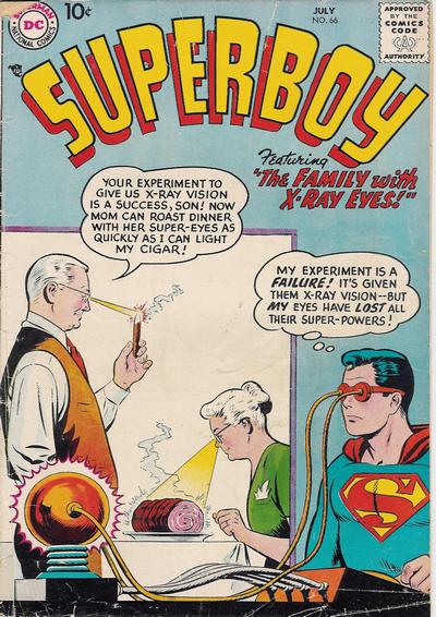 Superboy (DC, 1949 series) #66 (July 1958)