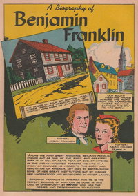 Classics Illustrated (Thorpe & Porter, 1962 series)  #40 [HRN 141] ([April 1962?]) — A Biography of Benjamin Franklin
