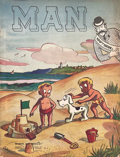 Man [Man Magazine] (KG Murray, 1936? series) v17#4 (100) (March 1945)