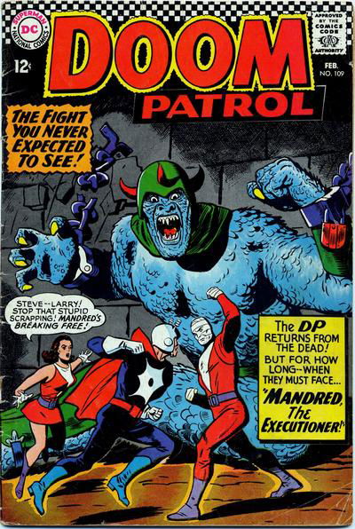 The Doom Patrol (DC, 1964 series) #109 February 1967