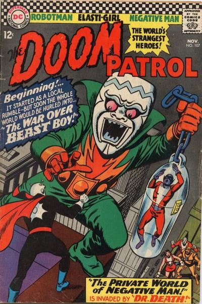 The Doom Patrol (DC, 1964 series) #107 (November 1966)