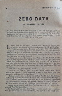 Science-Fiction Monthly (Atlas, 1955 series)  #12 ([August 1956]) — Zero Data