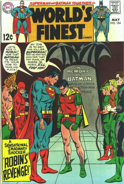 World's Finest Comics (DC, 1941 series) #184 May 1969