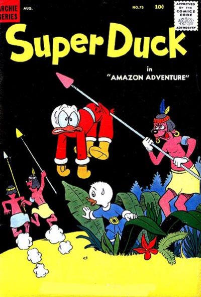Super Duck Comics  #75 (August 1957)