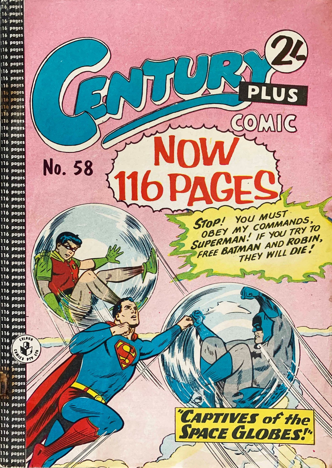 Century Plus Comic (Colour Comics, 1960 series) #58 ([March 1961?])