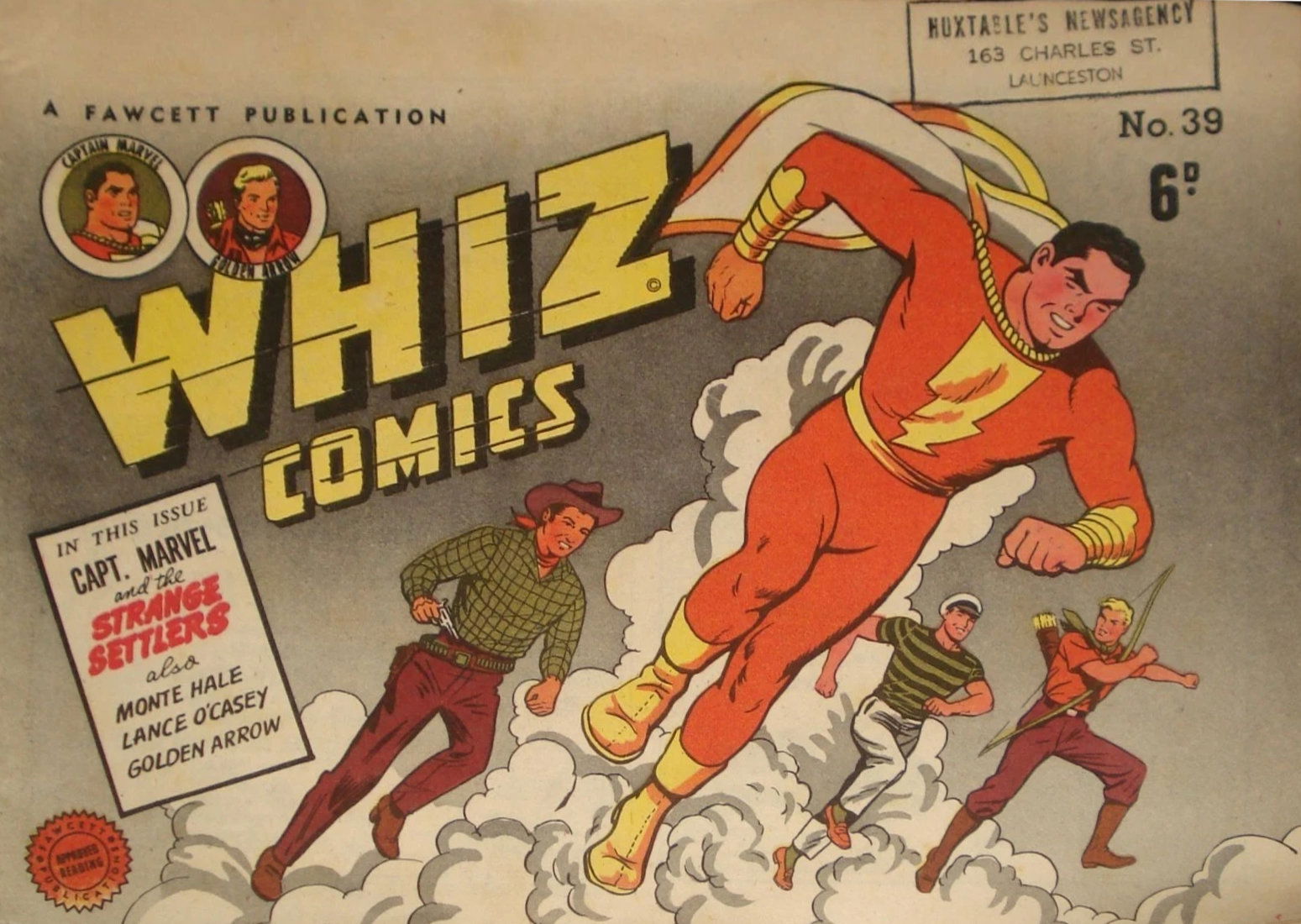 Whiz Comics (Cleland, 1949 series) #39 ([April 1950?])