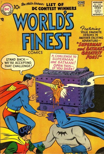 World's Finest Comics (DC, 1941 series) #88 (May-June 1957)
