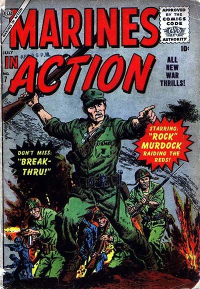 Marines in Action  #7 (July 1956)