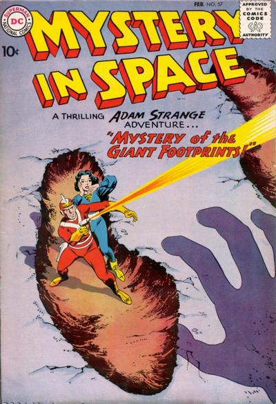 Mystery in Space (DC, 1951 series) #57 (February 1960)