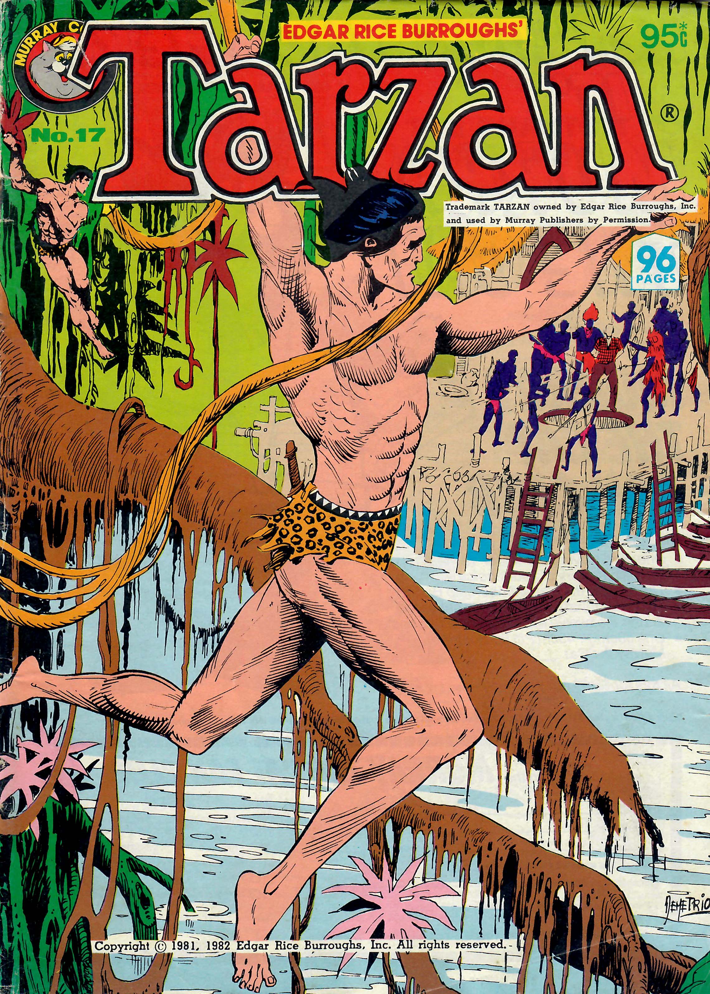 Edgar Rice Burroughs' Tarzan (Murray, 1980 series) #17 (13 August 1982)