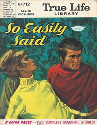 True Life Library (Fleetway, 1954 series)  #712 ([2 March 1970])
