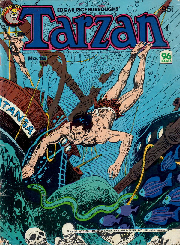 Edgar Rice Burroughs' Tarzan (Murray, 1980 series) #16 (16 July 1982)