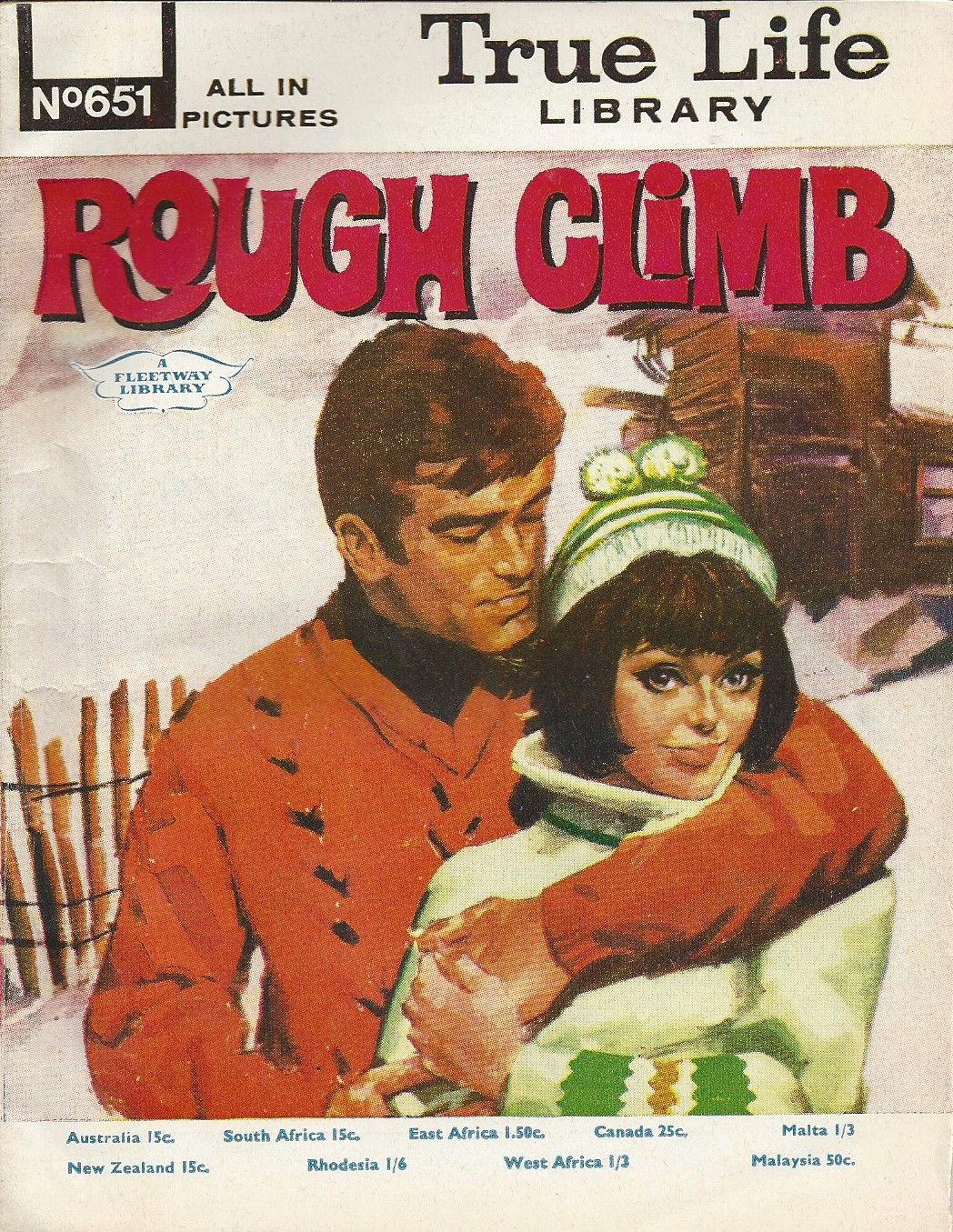 True Life Library (Fleetway, 1954 series) #651 — Rough Climb ([3 April 1969])