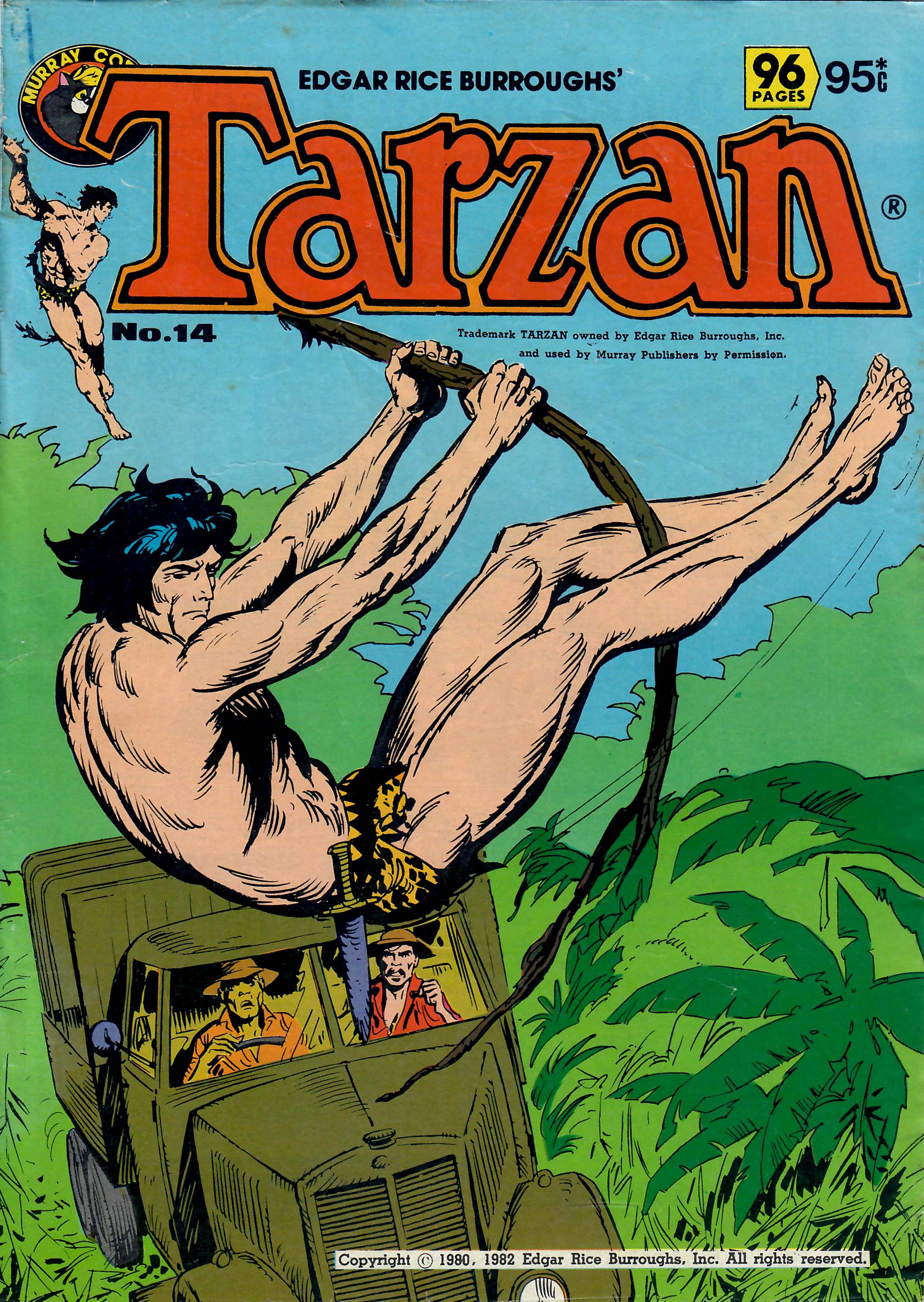 Edgar Rice Burroughs' Tarzan (Murray, 1980 series) #14 (14 May 1982)