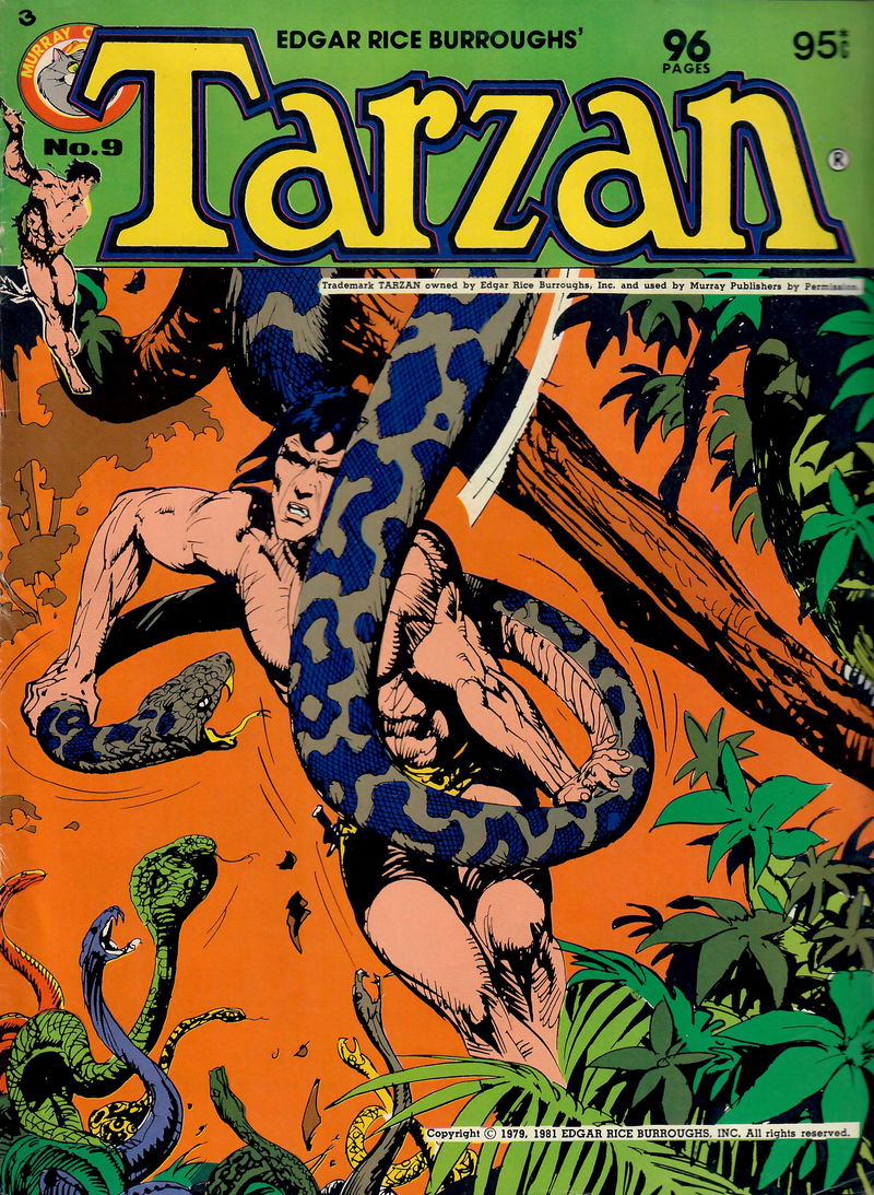 Edgar Rice Burroughs' Tarzan (Murray, 1980 series) #9 (26 November 1981)