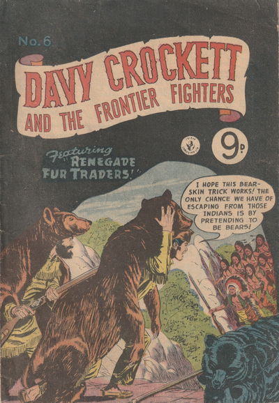 Davy Crockett and the Frontier Fighters (Colour Comics, 1956 series) #6 [June 1956?]