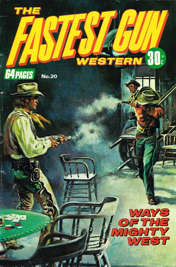 The Fastest Gun Western (KG Murray, 1974 series) #20 ([November 1975?])