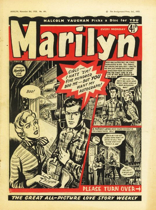 Marilyn (AP, 1955 series) #191 (8 November 1958)