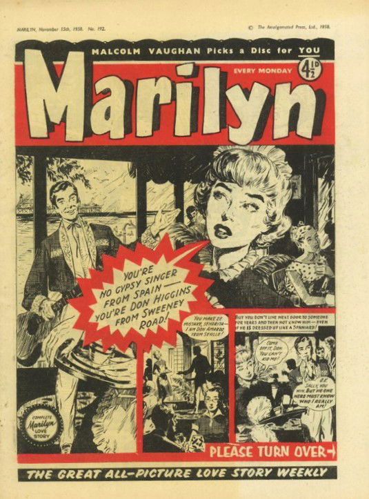 Marilyn (AP, 1955 series) #192 (15 November 1958)
