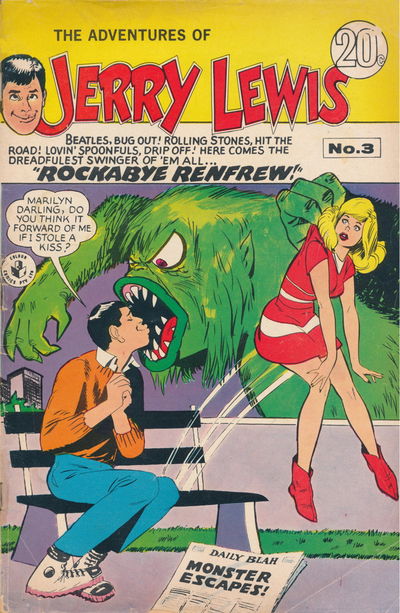 The Adventures of Jerry Lewis (Colour Comics, 1965? series) #3 [May 1967?]