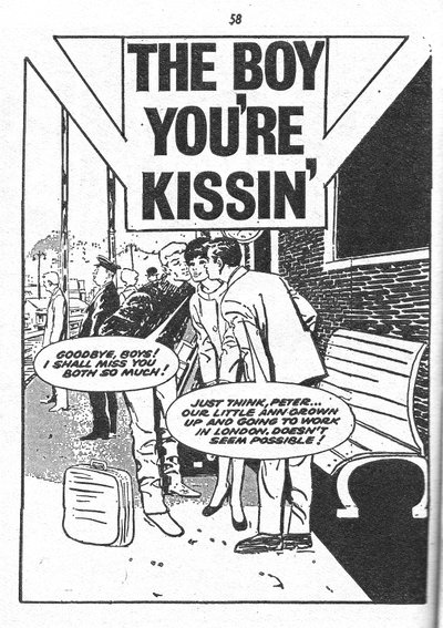 True Life Library (Fleetway, 1954 series)  #738 ([6 July 1970]) — The Boy You're Kissin'