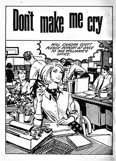 True Life Library (Fleetway, 1954 series)  #723 ([4 May 1970]) — Don't Make Me Cry