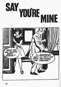 True Life Library (Fleetway, 1954 series)  #716 ([6 April 1970]) — Say You're Mine