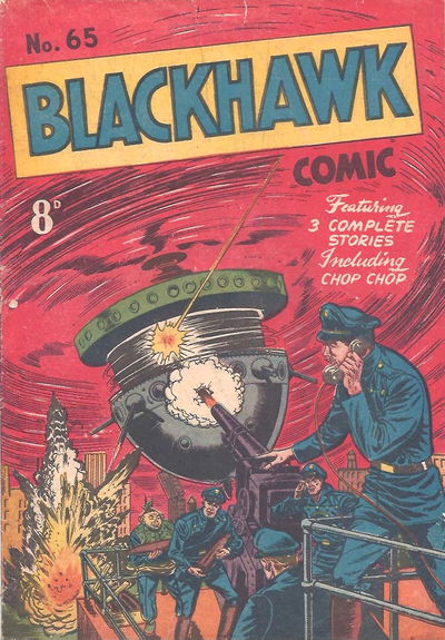 Blackhawk Comic (Youngs, 1949 series) #65 [June 1954?]