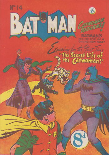 Batman (Colour Comics, 1950 series) #14 ([July 1951?]) — blue price