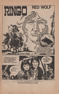 Super Western Album (KG Murray, 1976 series) #3 — Red Wolf