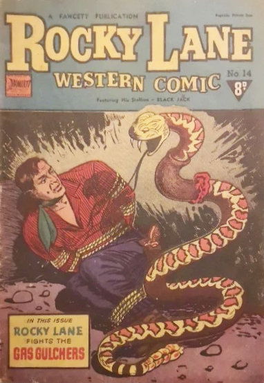 Rocky Lane Western Comic (Cleland, 1949? series) #14 ([July 1950?])