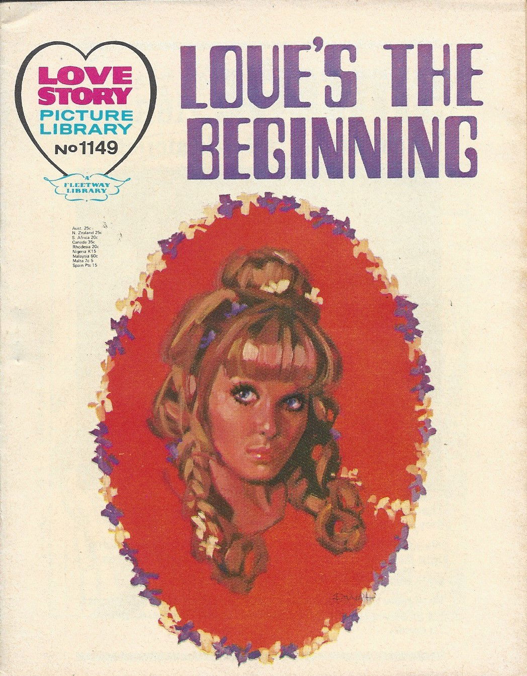 Love Story Picture Library (IPC, 1952 series) #1149 ([April] 1974)