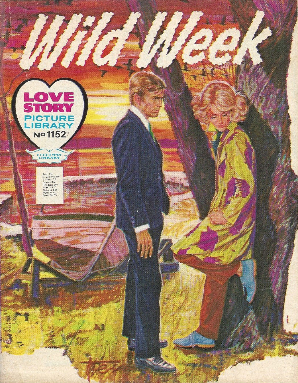 Love Story Picture Library (IPC, 1952 series) #1152 ([April] 1974)