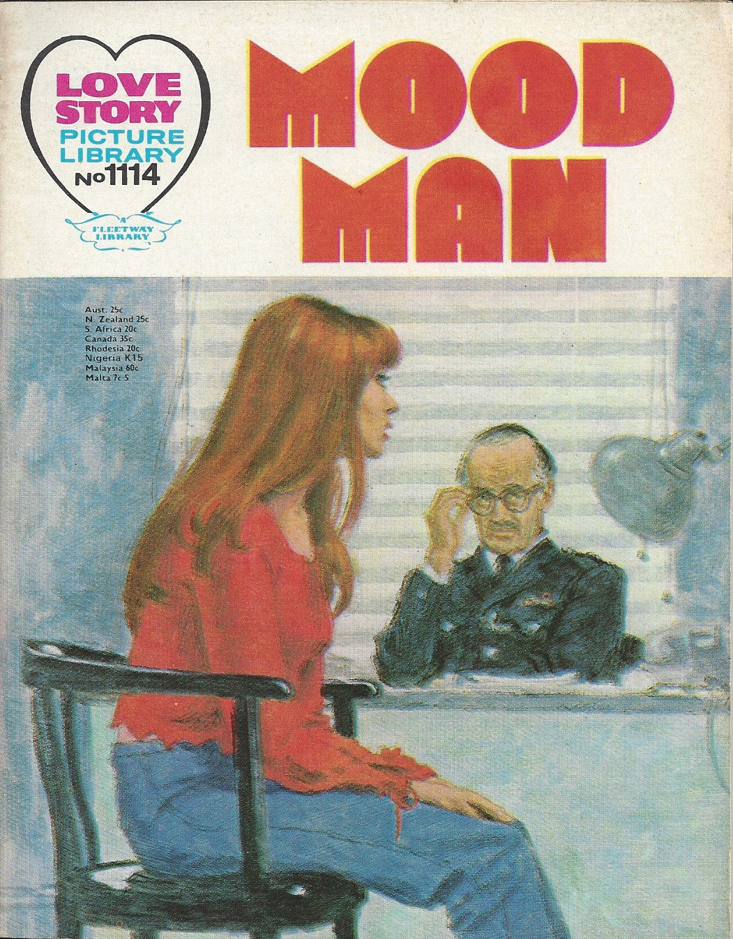 Love Story Picture Library (IPC, 1952 series) #1114 — Mood Man ([November] 1973)