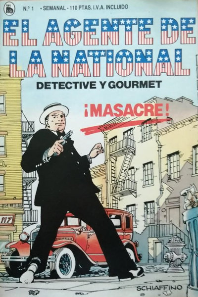 El agente de la national detective y gormet  #1 (13 March 1986)