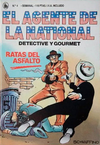 El agente de la national detective y gormet  #4 (3 April 1986)