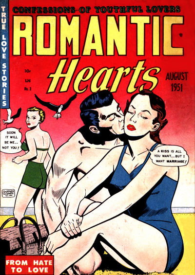 Romantic Hearts  #3 (August 1951)