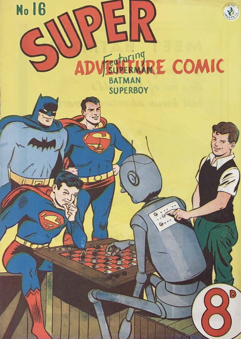 Super Adventure Comic (Colour Comics, 1950 series) #16 ([October 1951?])