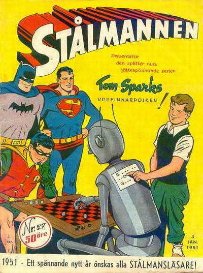 Stålmannen (Serieforlaget, 1952 series) #27/1951 (July 1951)