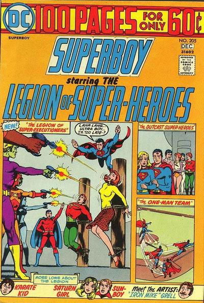 Superboy (DC, 1949 series) #205 November-December 1974