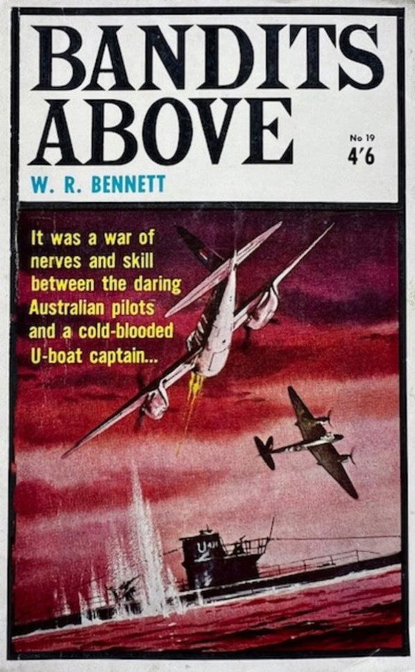 Horwitz W. R. Bennett Series (Horwitz, 1960? series) #19 — Bandits Above ([April 1965?])