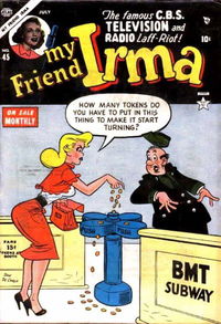 My Friend Irma (Marvel, 1950 series) #45 — BMT Subway