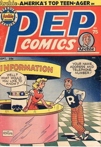 Pep Comics (Archie, 1940 series)  #75 (September 1949) — Untitled