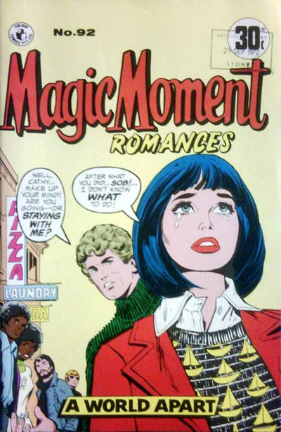 Magic Moment Romances (Colour Comics, 1957 series) #92 ([August 1972?])