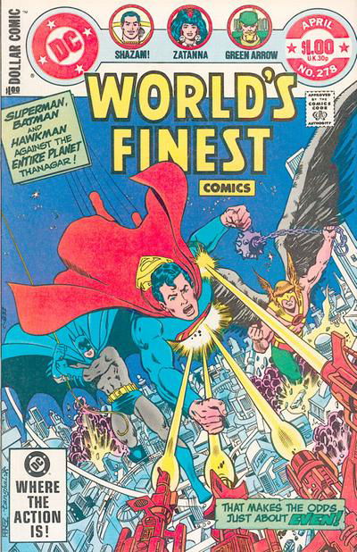 World's Finest Comics (DC, 1941 series) #278 April 1982